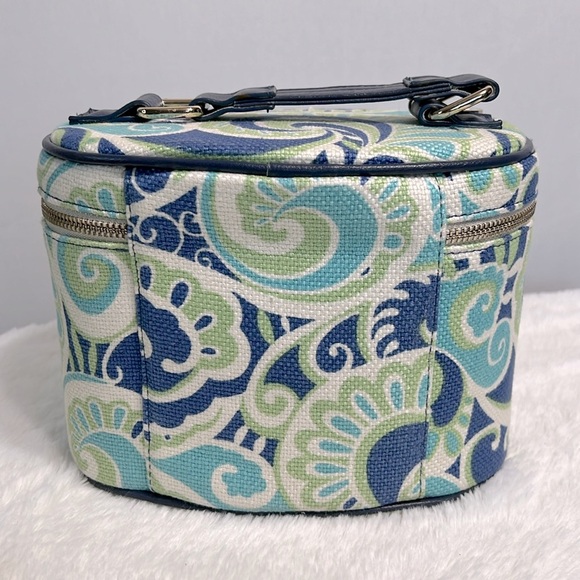Spartina 449 Oval Train Case in Ocean Wind NWOT - Picture 3 of 10